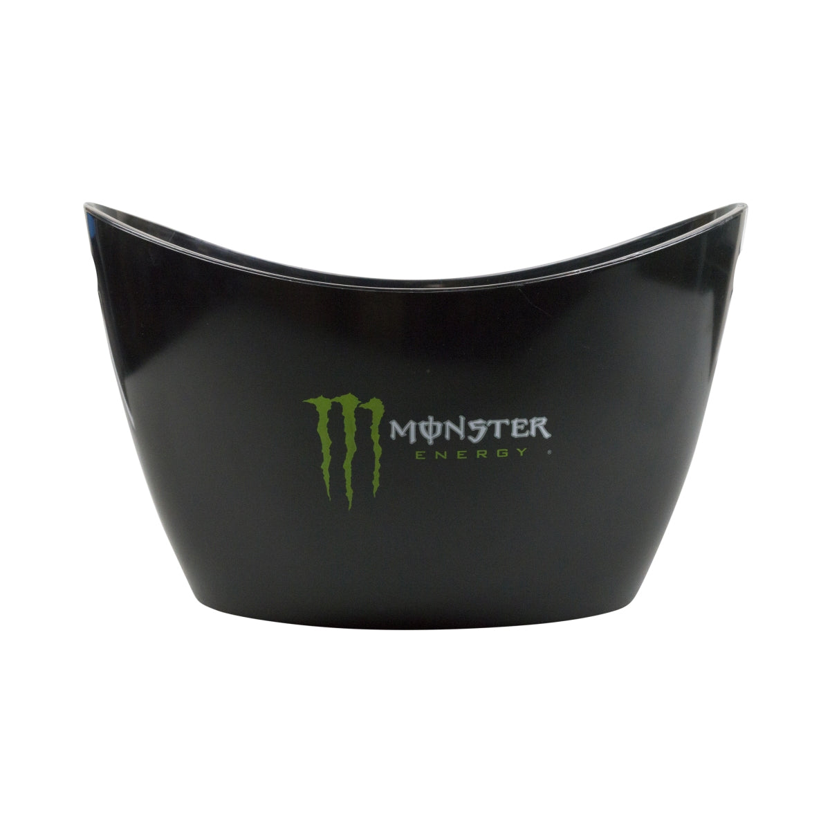 Monster Energy Flaschenkühler Eiswürfelbehälter schwarz groß offen