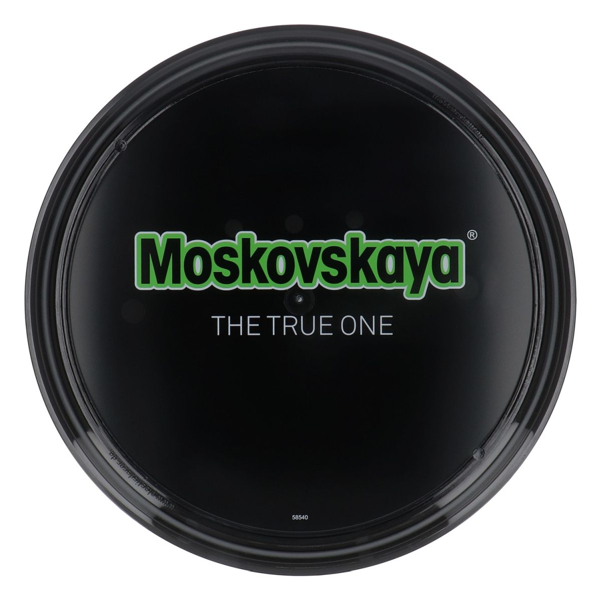 Moskovskaya Vodka Rundtablett Serviertablett Kellnertablett Schwarz Rund – Ansicht 3