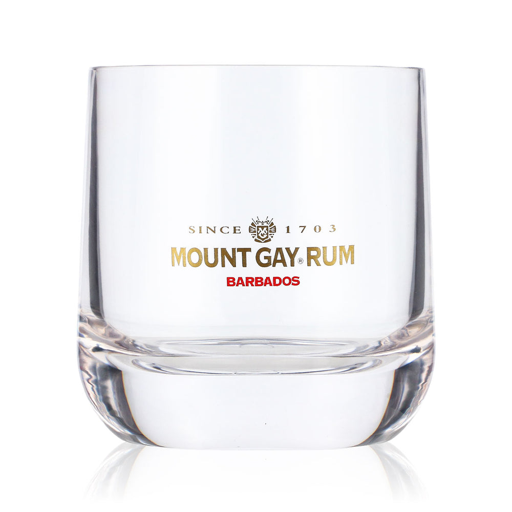 Mount Gay Rum Glas 0,25l Tumbler Plastikbecher Mehrweg Kunststoff Whiskyglas