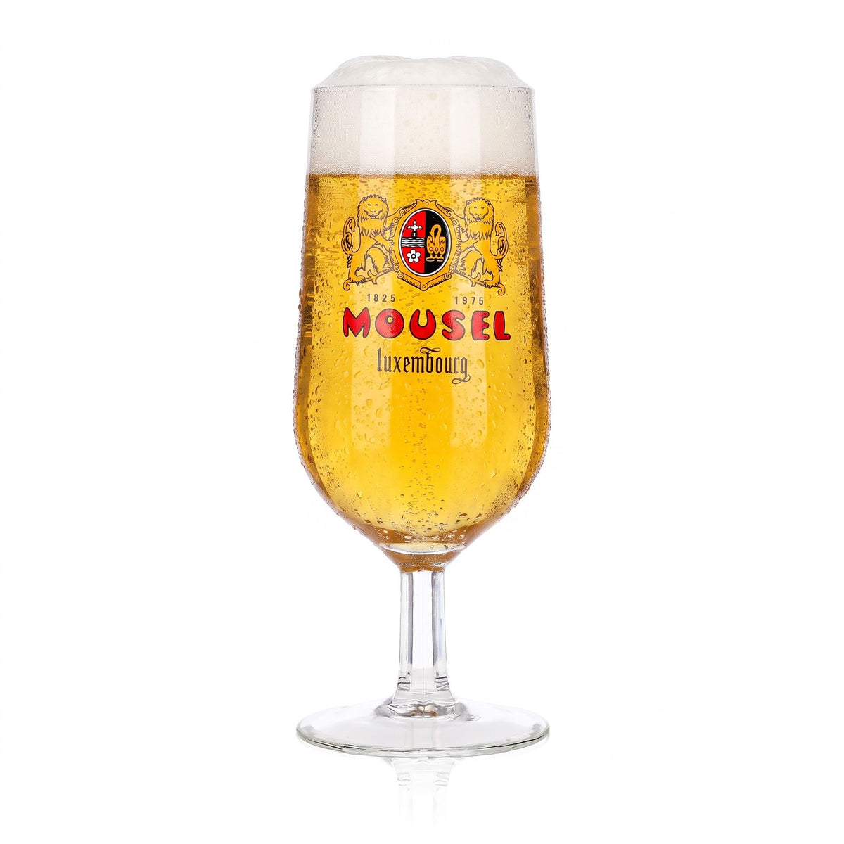 Mousel Bier Glas 0,25l Pokal Luxembourg
