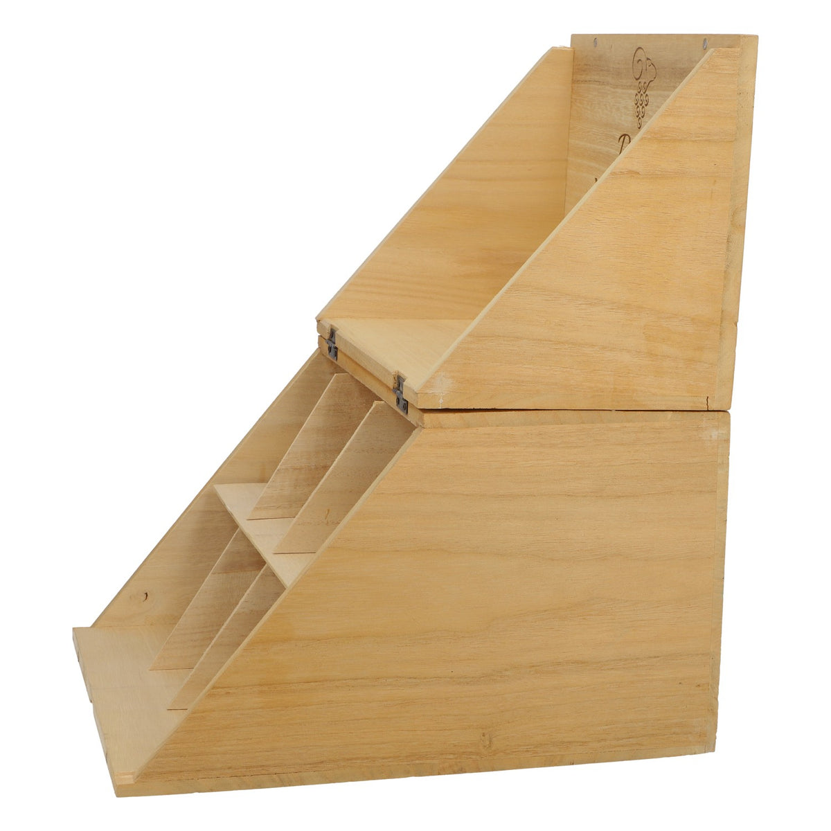 Mouton Cadet Wein Holzkiste Raumdekoration 27,5x18,5x32 cm Reserve – Ansicht 3