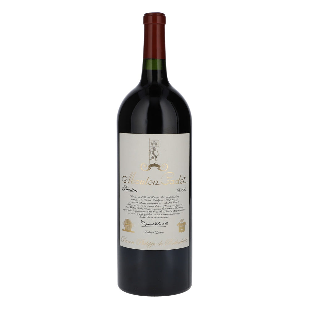 Mouton Cadet Wein Showflasche 2l Pauillac 2006 Dekoflasche Showbottle