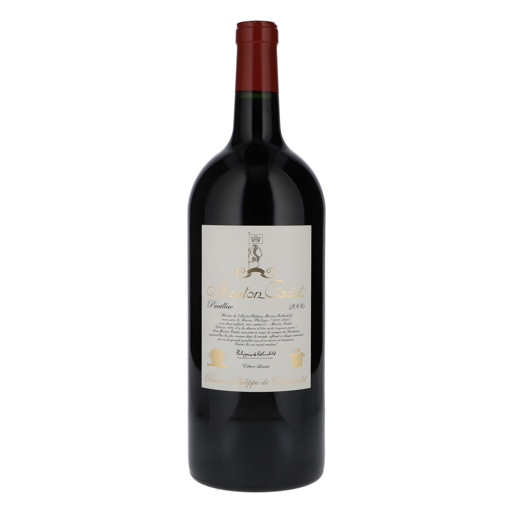 Mouton Cadet Wein Showflasche 3l Pauillac 2006 Dekoflasche Showbottle