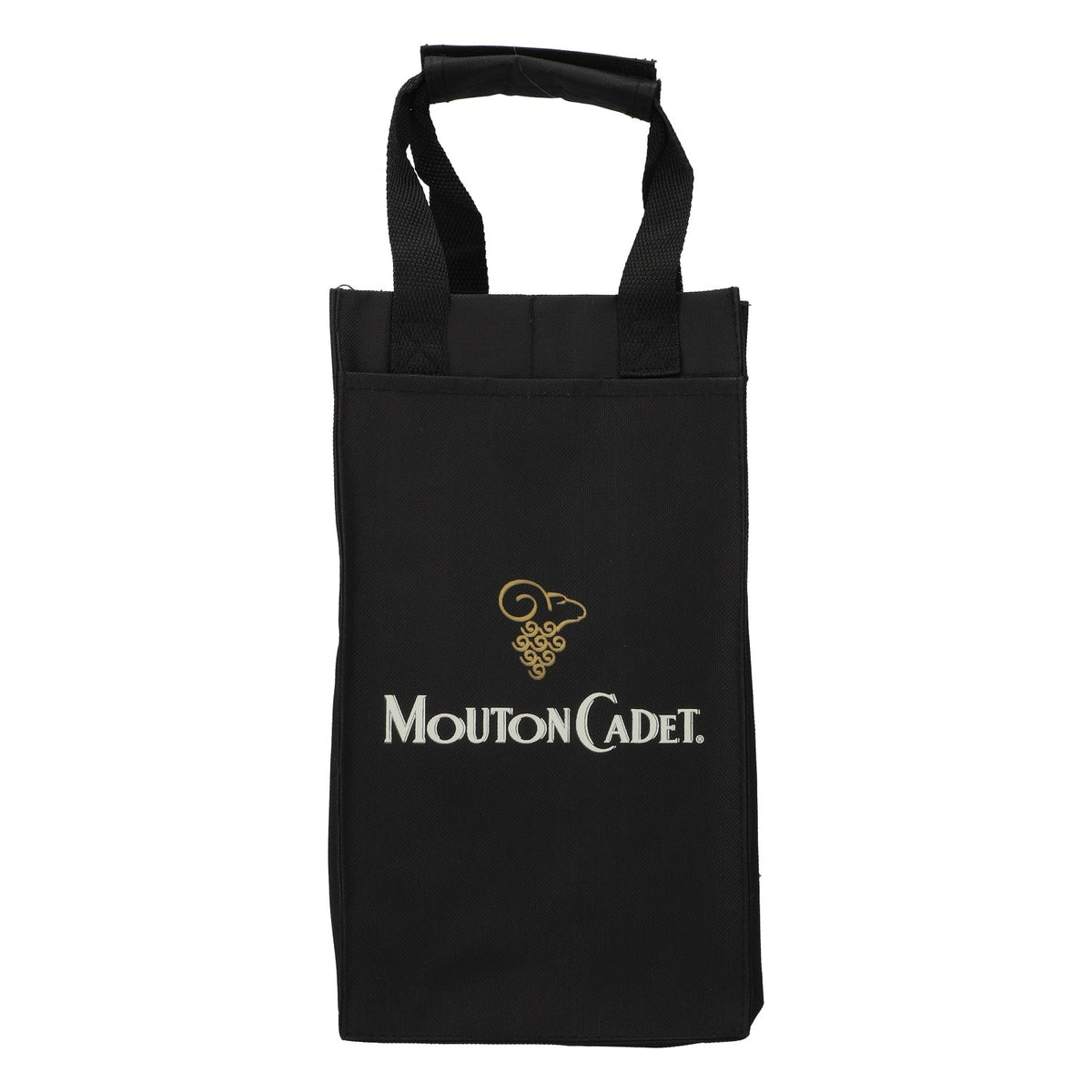 Mouton Cadet Wein Tasche Flaschenhalter 4 Fächer schwarz Flaschenträger