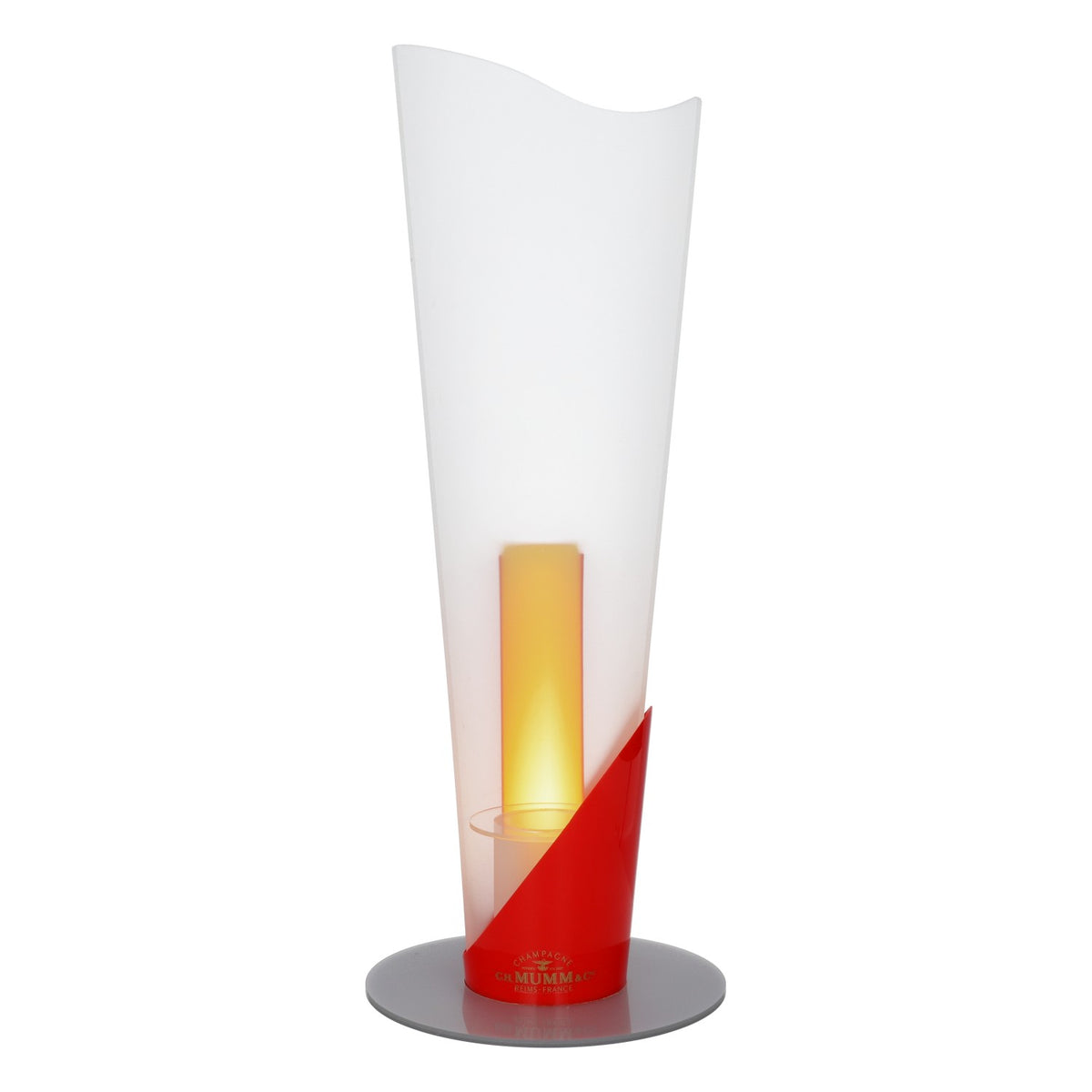 Mumm Champagner Glorifier Beleuchtet 21x21x55cm Flaschen-Display Bar