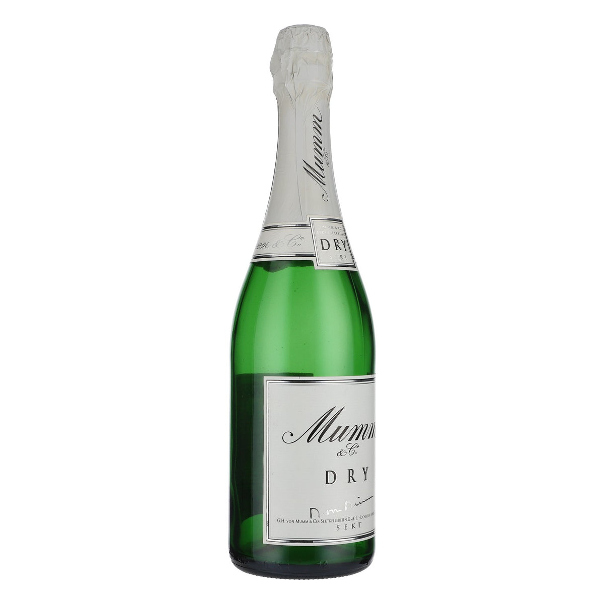 Mumm Sekt LEERE Showflasche Dekoflasche Showbottle schwarz 0,75l – Ansicht 2