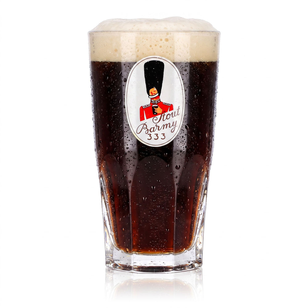 Naughty Barny 333 Bier Glas 0,35l Becher Relief