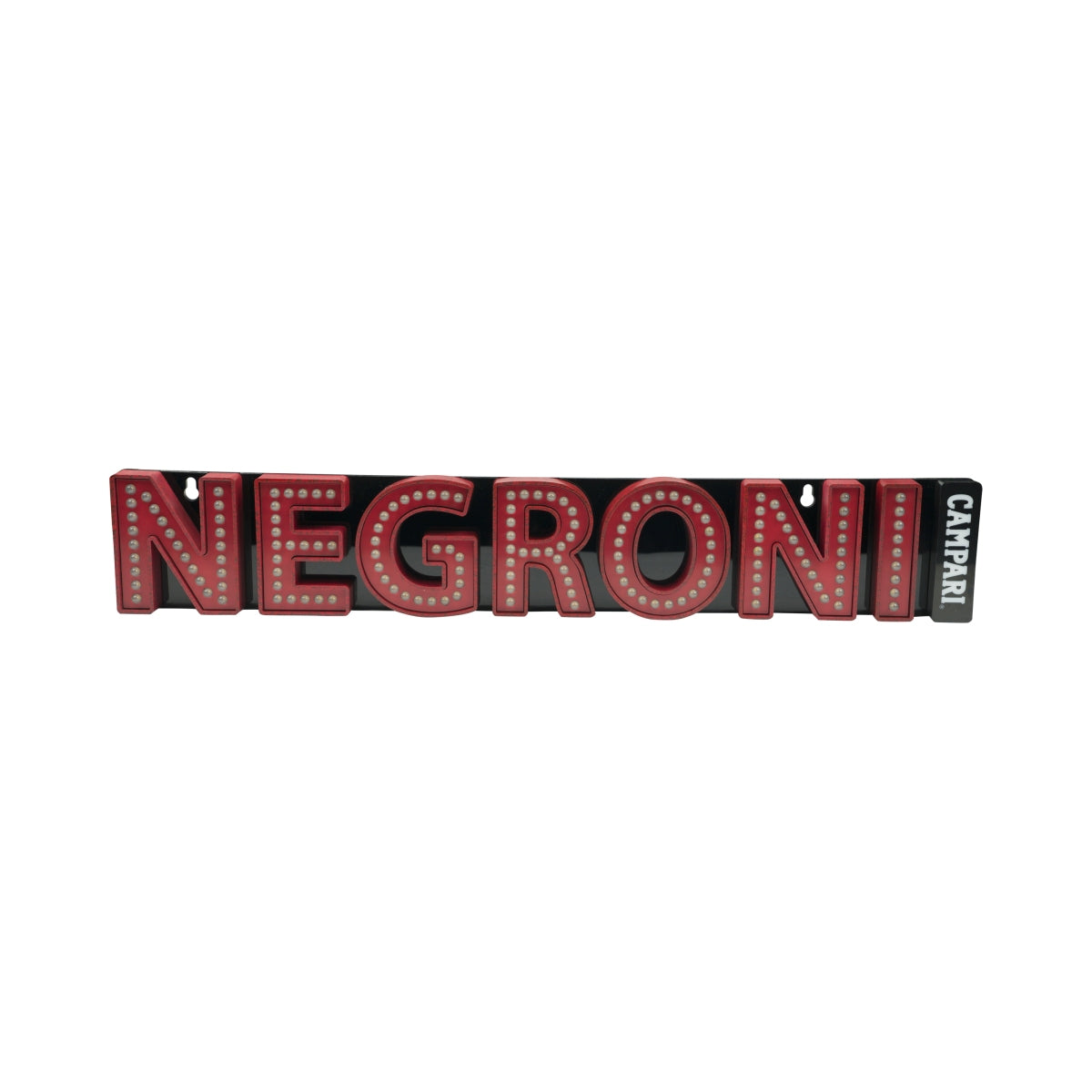 Negroni Leuchtreklame LED Buchstaben Campari rot Licht Werbung Bar Cocktail