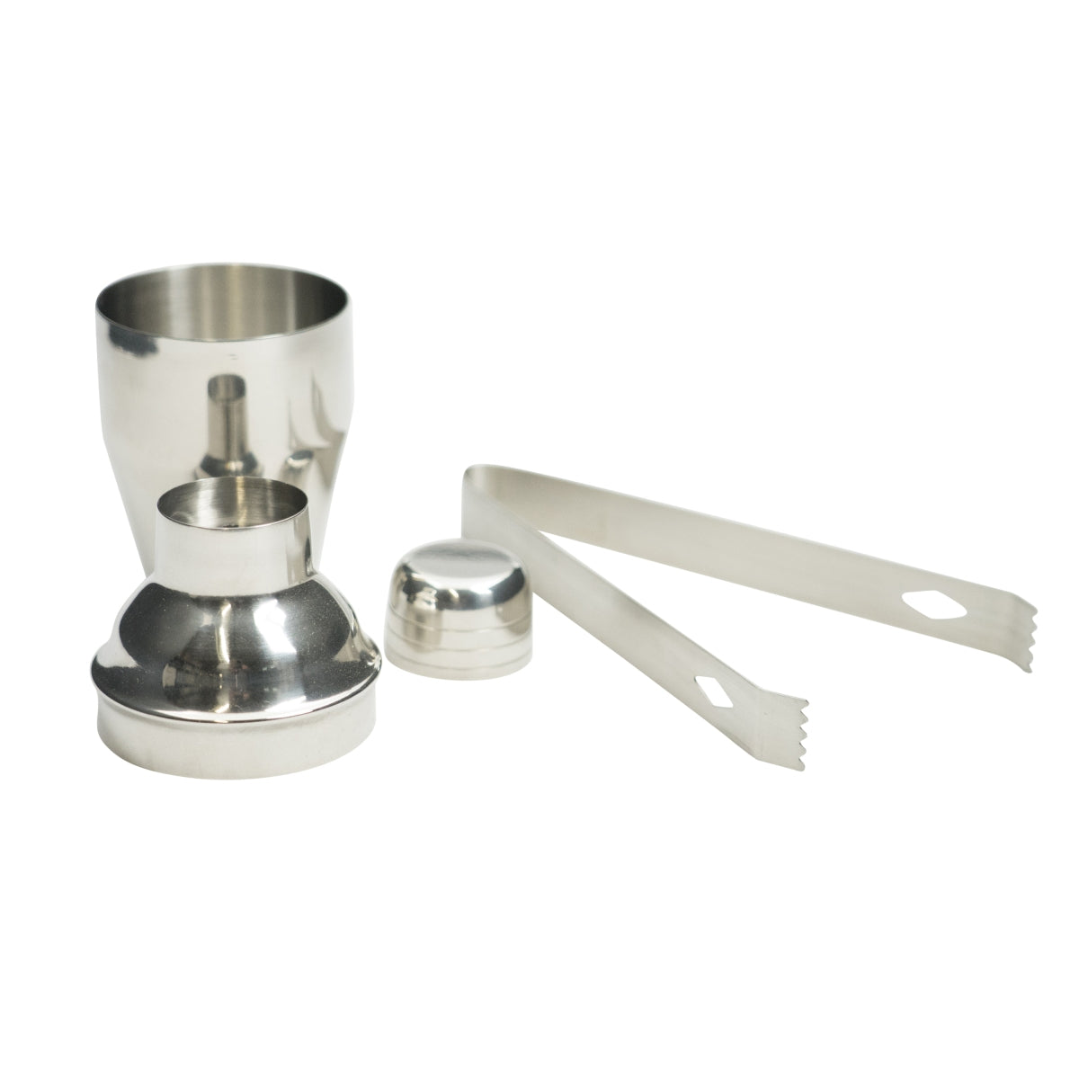 No Name Barset 3-Teilig Edlestahl 1x Mini-Shaker (0,15l) 1x Zange 1x Stirrer – Ansicht 2