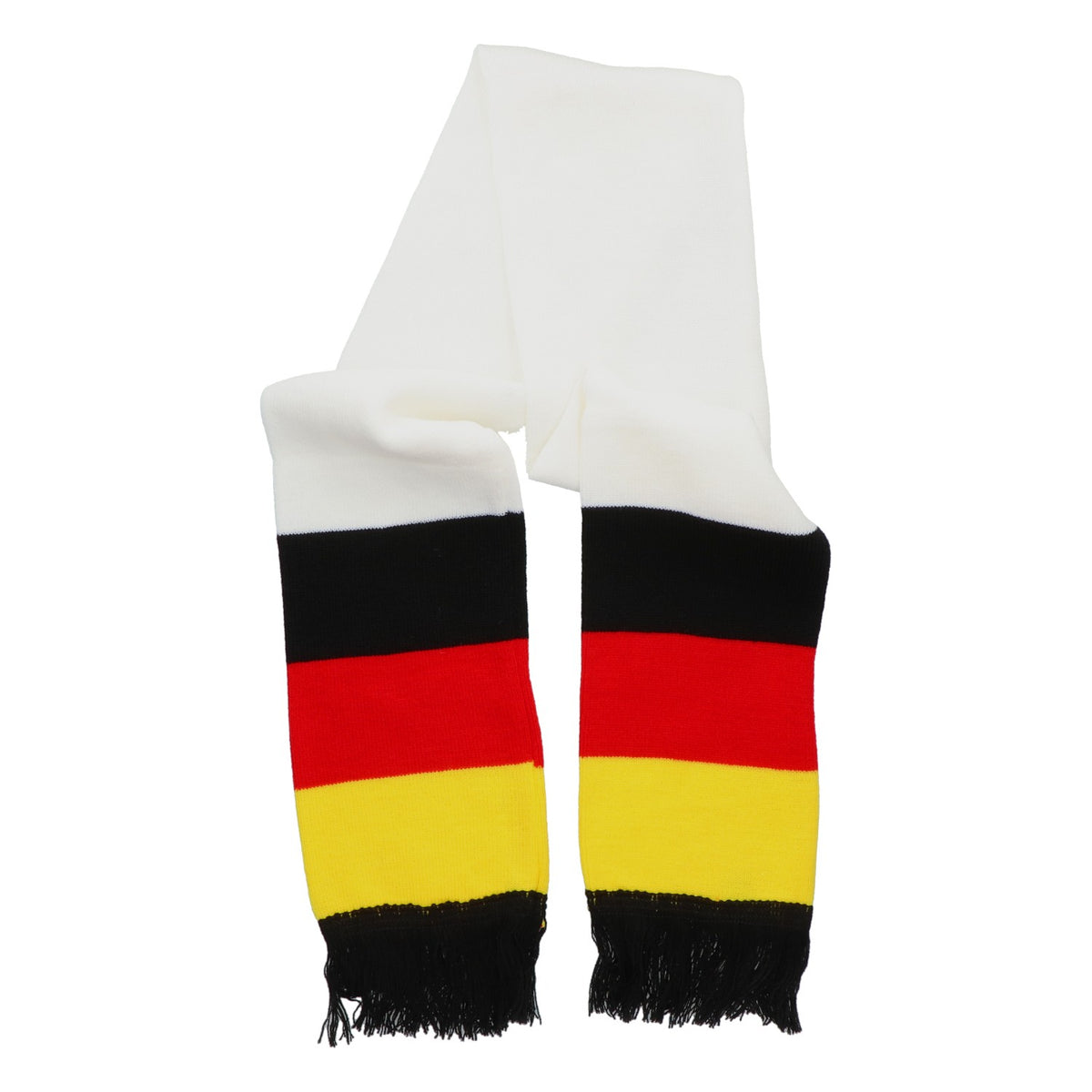 No Name Bier Schal Deutschland Schal neu Mischgewebe weiß – Ansicht 2