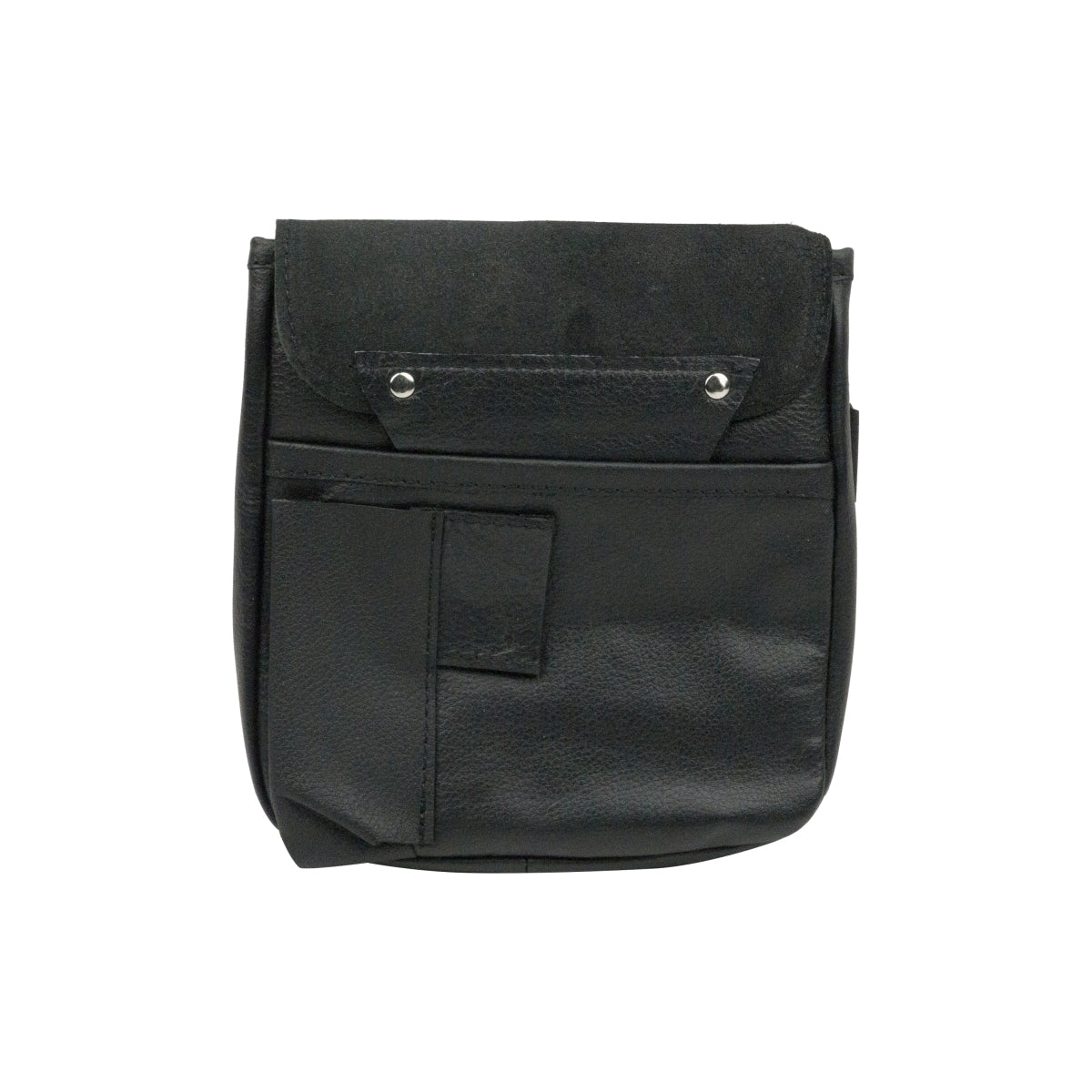 No Name Schürze Kellner-Holster Echtes Leder Schwarz versch. Fächer ca. 16x15x5cm neu