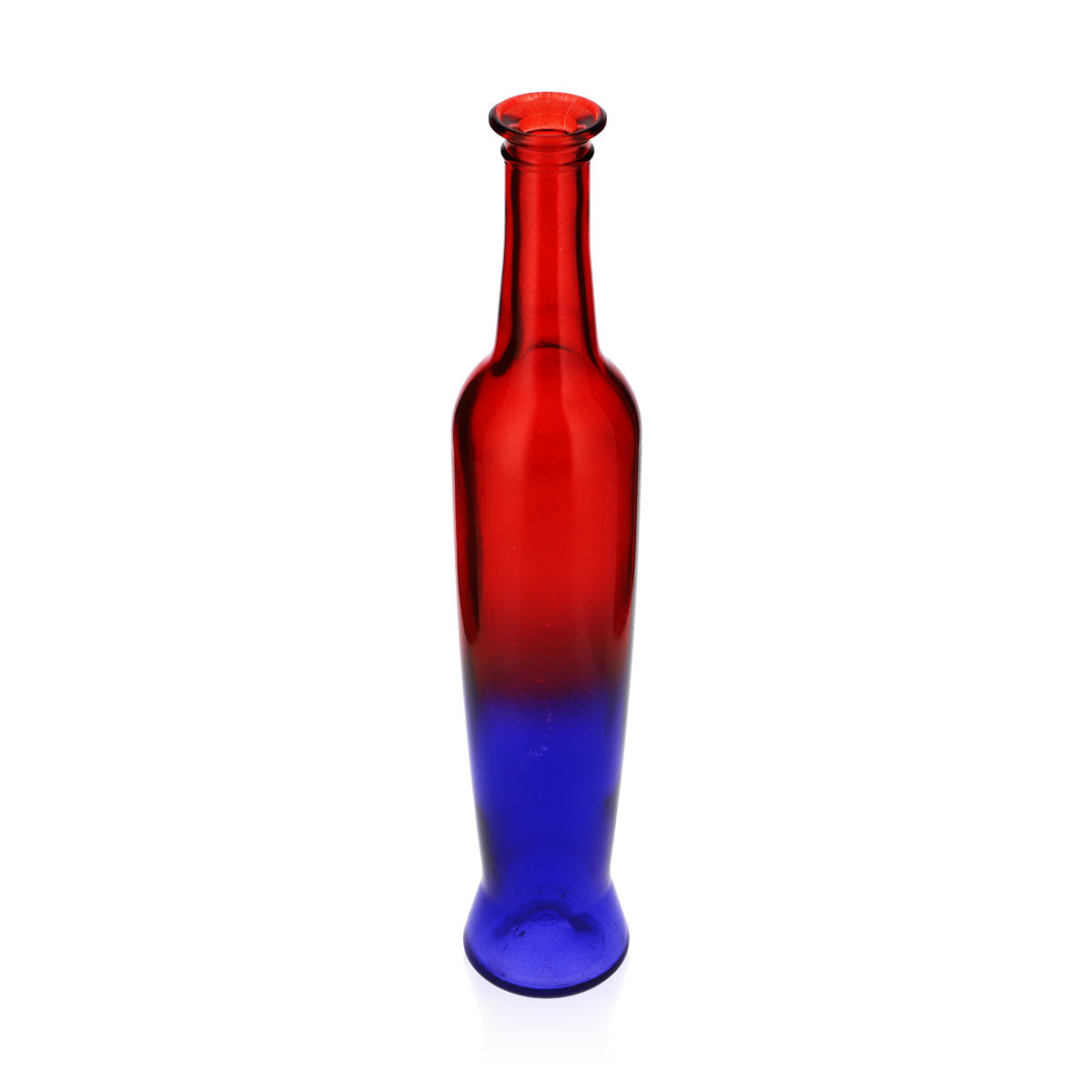 No Name Sonstiges Glas 0,5l Rot/Blau Blumenvase Deko Flasche – Ansicht 2