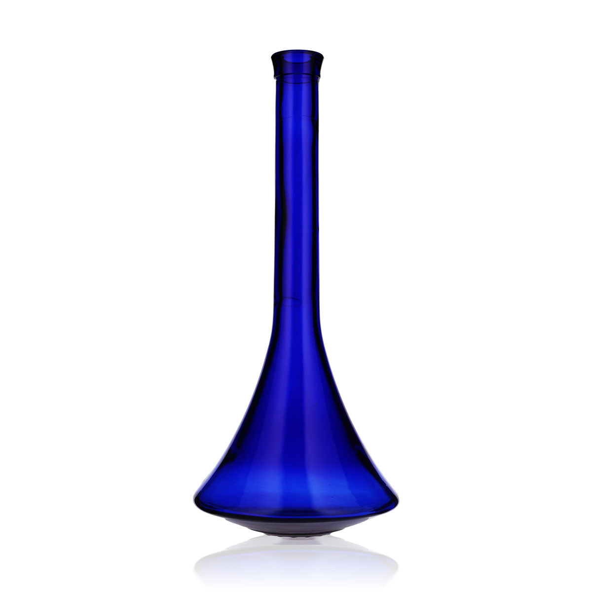 No Name Sonstiges Glas 0,5l Vase Ausgießer blaues Glas Dekoflasche