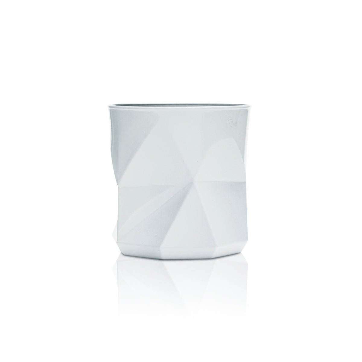 6x Nordes Gin Glas 0,25l Tumbler Weiß Atlantic Gläser Relief Cocktail Cube Design – Ansicht 2