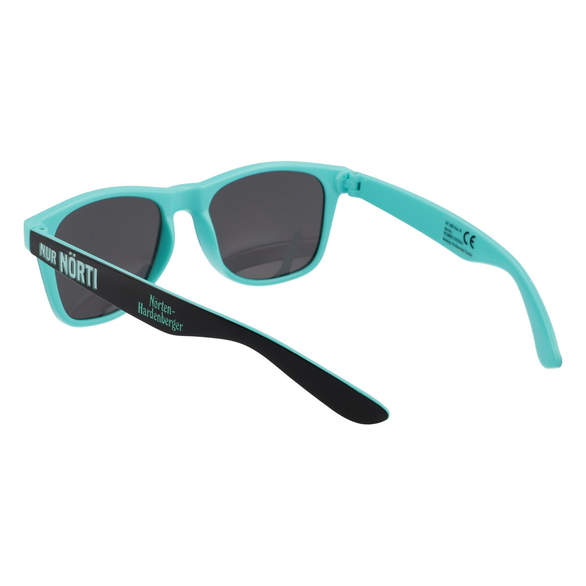 Nörten Hardenberger Bier Sonnenbrille Sunglasses Schwarze Tönung Innen Türkis – Ansicht 4