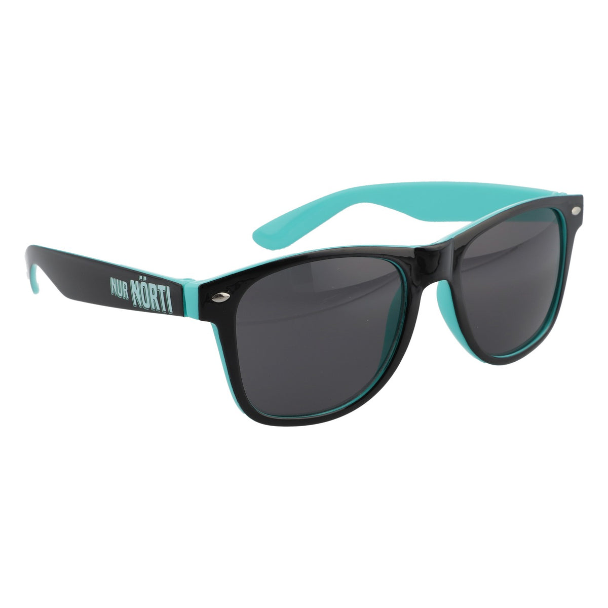 Nörten Hardenberger Bier Sonnenbrille Sunglasses Schwarze Tönung Innen Türkis – Ansicht 5