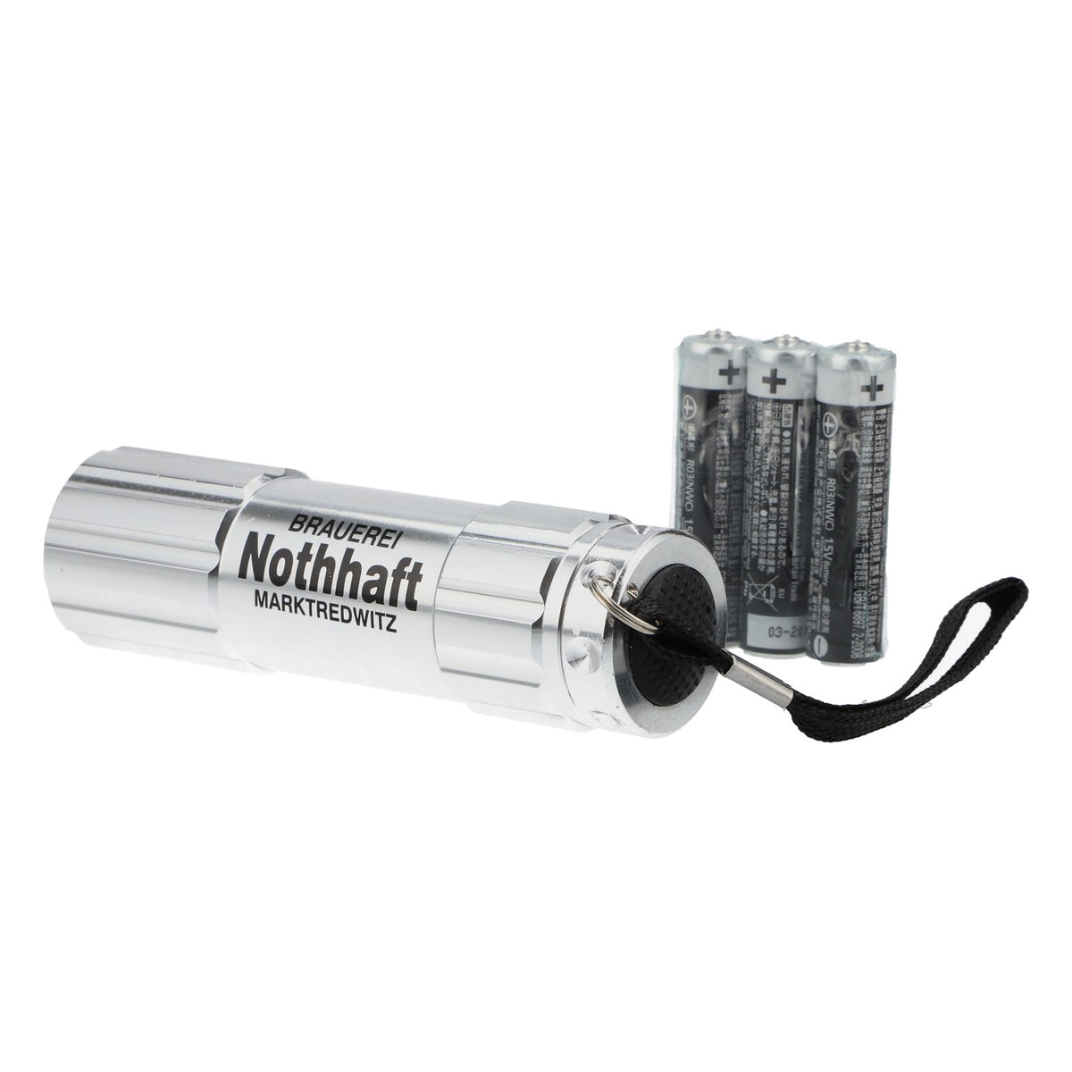 Nothaft Bier Taschenlampe Marktredwitz Silber 9 LED Kunststoff Fanartikel – Ansicht 5