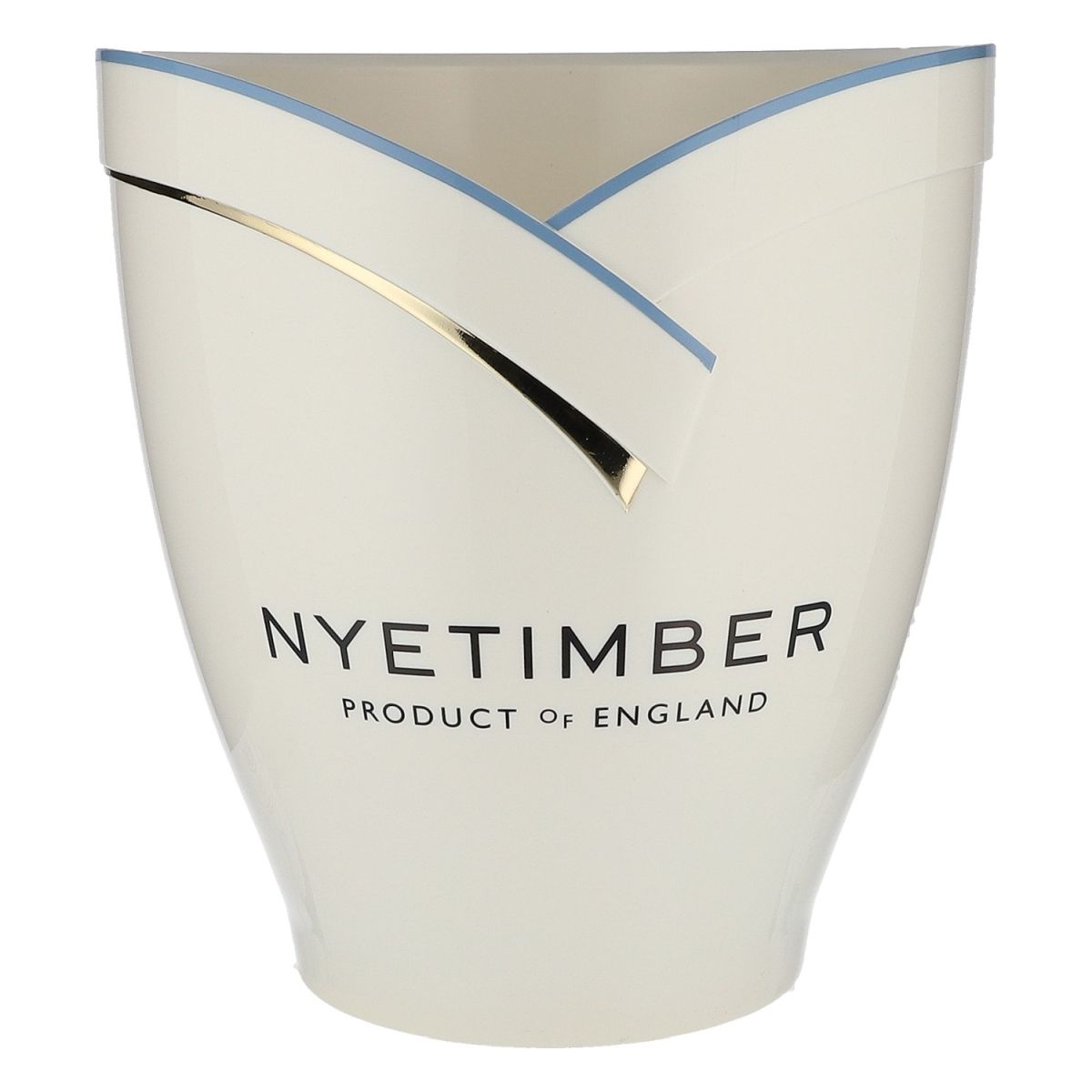 Nyetimber Wein Flaschenkühler Blauer Rand Eiswürfelbehälter Eiswanne Gastro