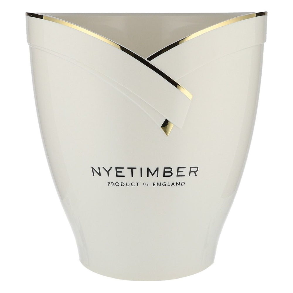 Nyetimber Wein Flaschenkühler Goldrand Eiswürfelbehälter Eiswanne Gastro