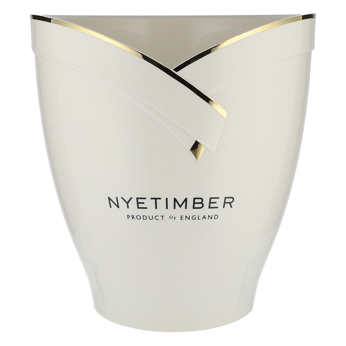 Nyetimber Wein Flaschenkühler Goldrand Eiswürfelbehälter Eiswanne Gastro