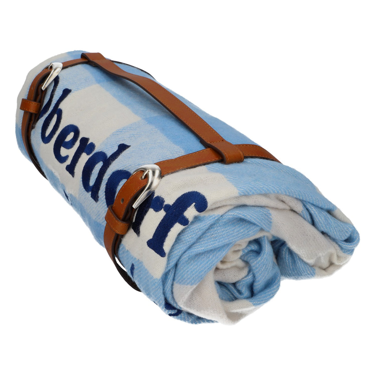 Oberdorfer Bier Picknickdecke Wasserabweisende Unterseite Lederband – Ansicht 3