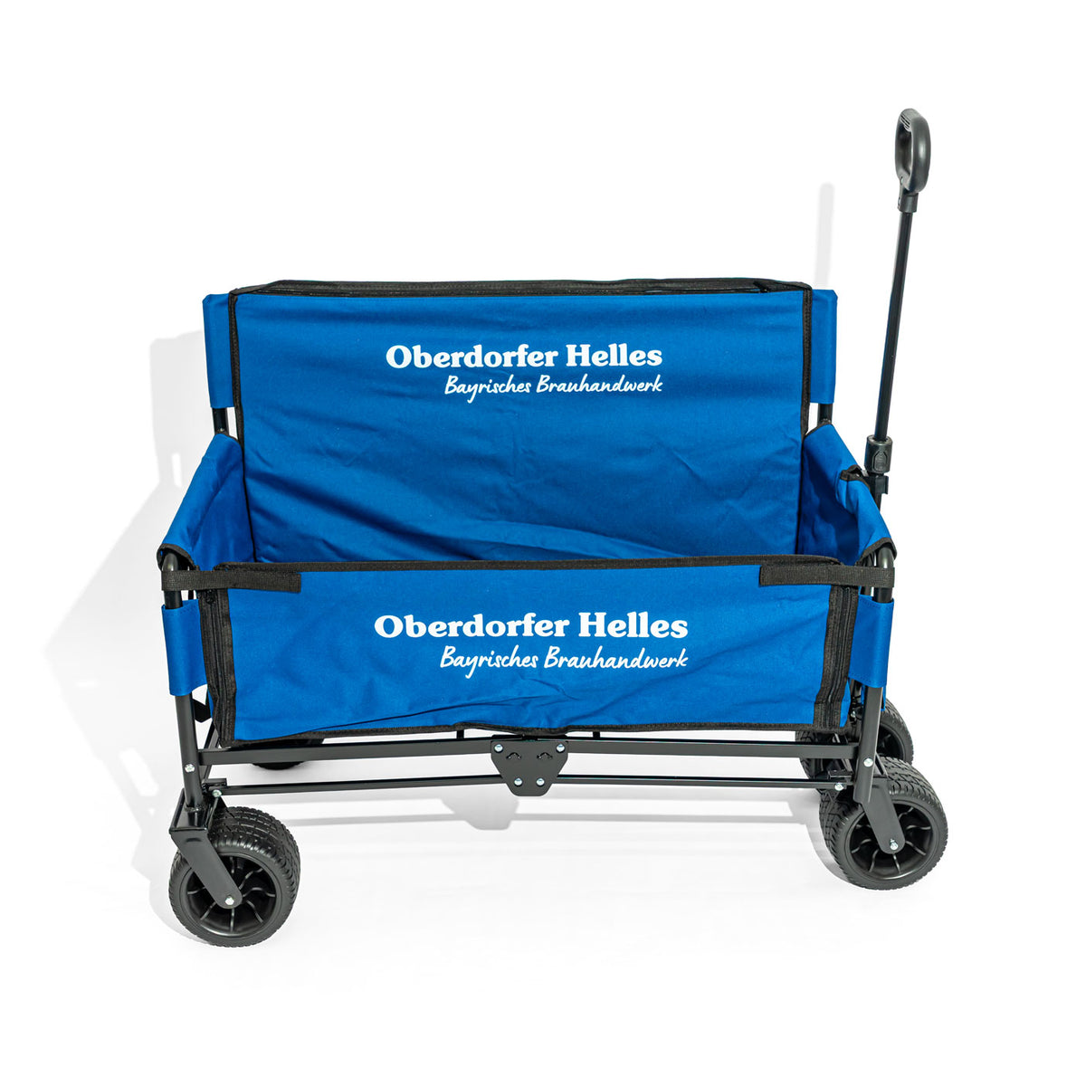Obersdorfer Bier Bollerwagen Sitzbank faltbar Offroad Strandwagen 150kg – Ansicht 2