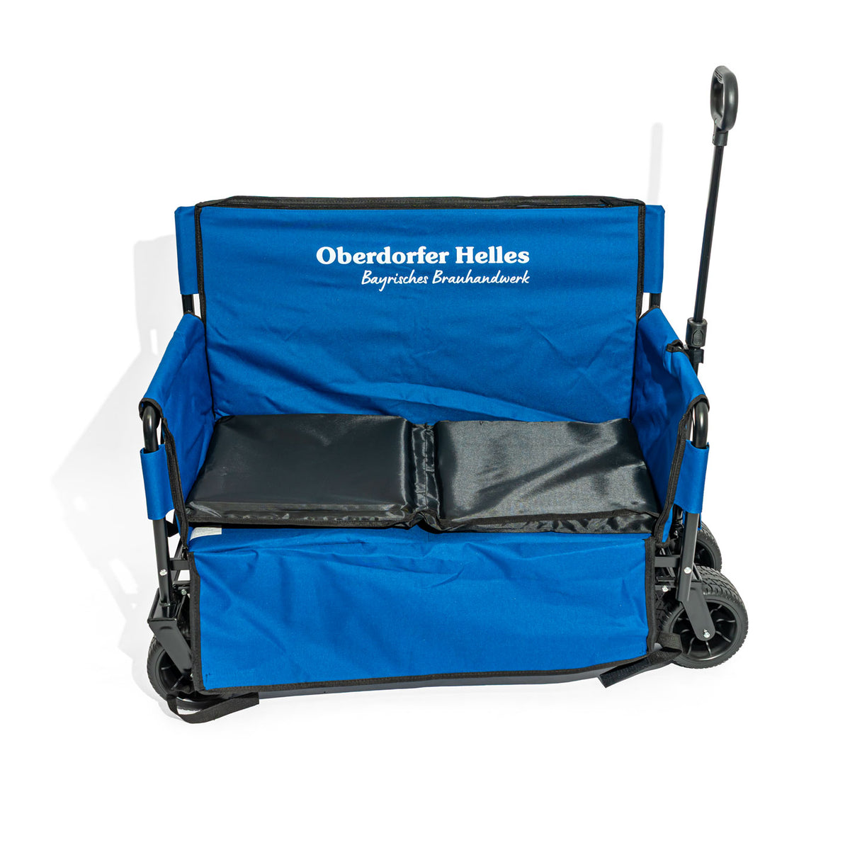 Obersdorfer Bier Bollerwagen Sitzbank faltbar Offroad Strandwagen 150kg – Ansicht 3