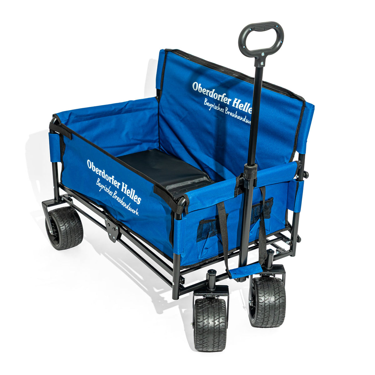 Obersdorfer Bier Bollerwagen Sitzbank faltbar Offroad Strandwagen 150kg – Ansicht 4