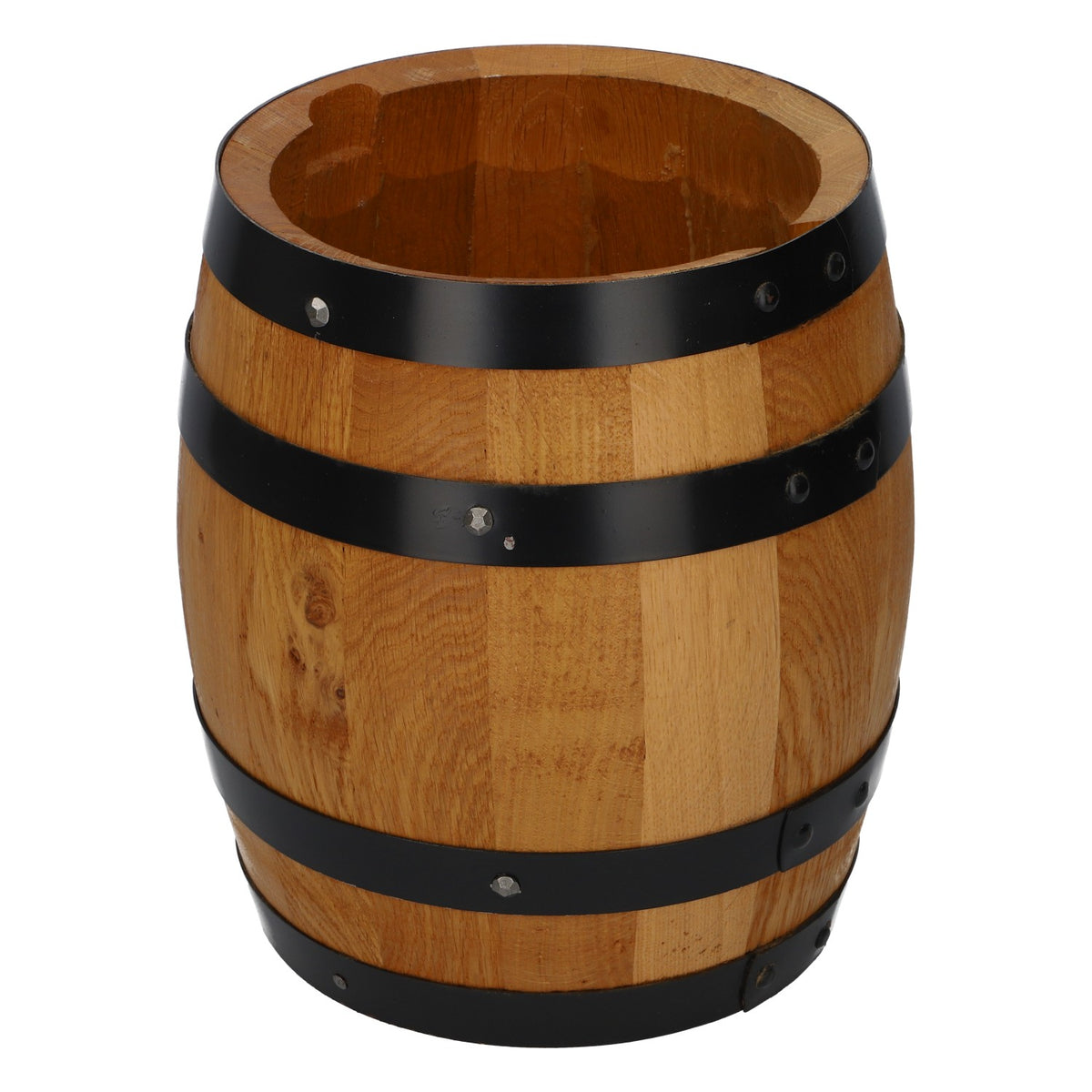 Ohne Branding Besteckfaß Serviettenfaß Holzfass Dekofass braun – Ansicht 3