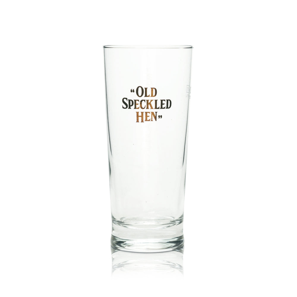 Old Speckled Hen Senator Bier Glas 0,3l Becher 1/2 Pint Beer Gläser UK England