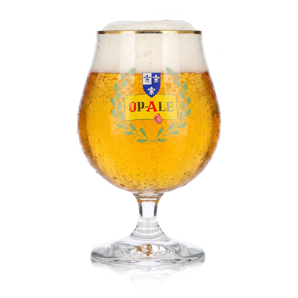 Op-Ale Bier Glas Pokal 0,5l Schwenker Goldrand Durobor Bierglas Pokalglas