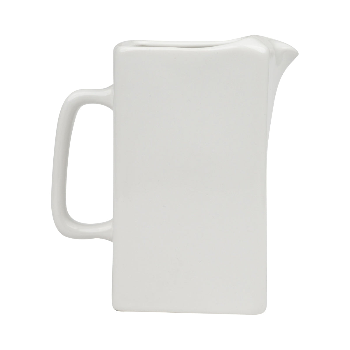 Ouzo 12 Karaffe 1L Ausgießer Pitcher Kanne Keramik weiß Krug Cocktail Henkel – Ansicht 3