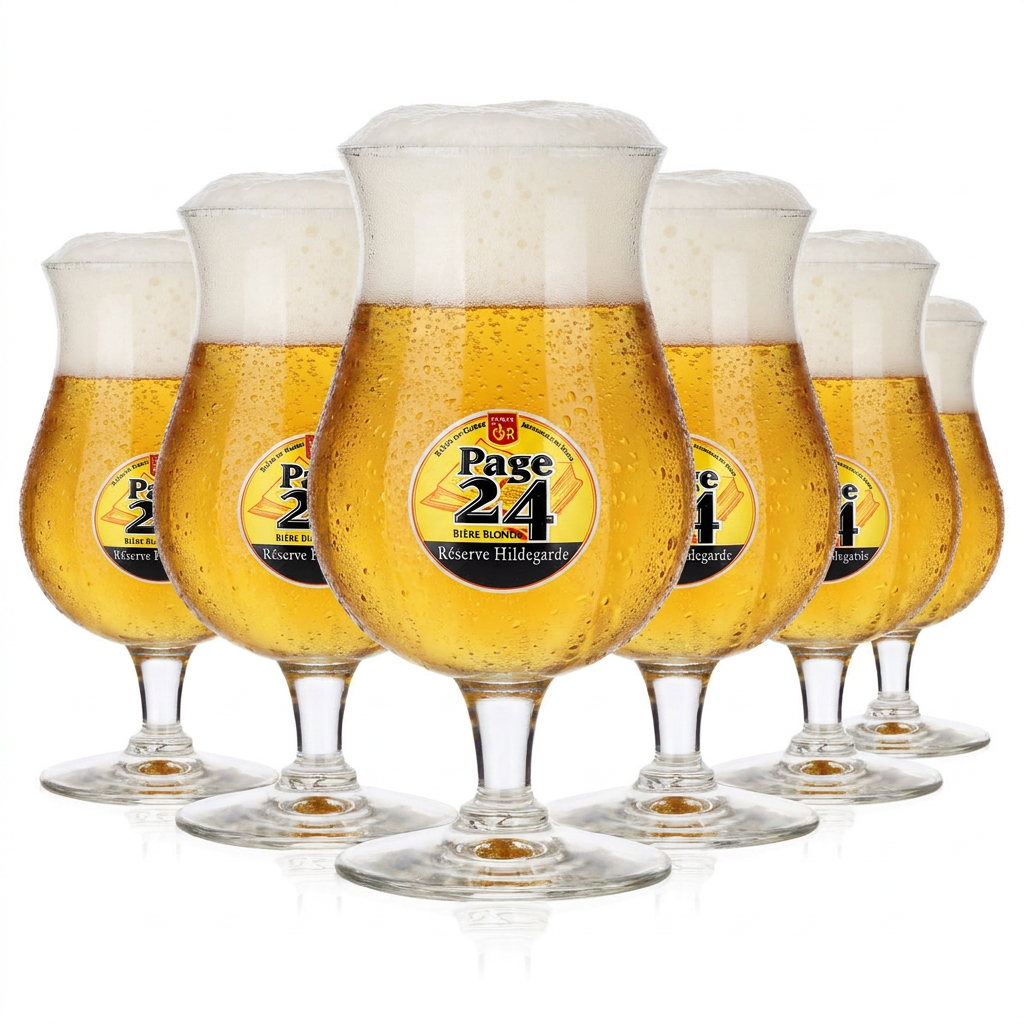 Page 24 Biergläser 6er Set 0,38l Tulpen-Pokal Réserve Hildegarde Durobor Bier