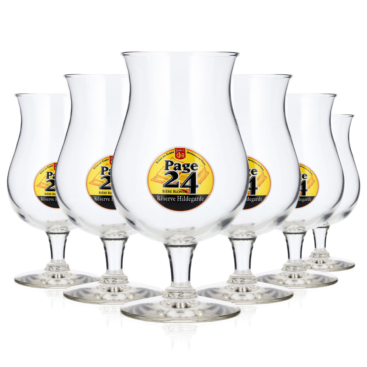 Page 24 Biergläser 6er Set 0,38l Tulpen-Pokal Réserve Hildegarde Durobor Bier – Ansicht 2