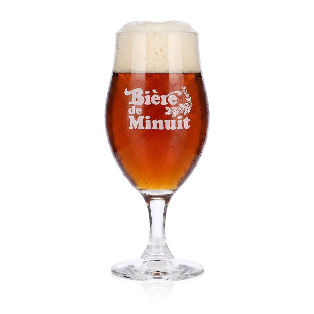 Pain de Minuit Bier Glas 0,25l Pokal "Bière de Minuit"