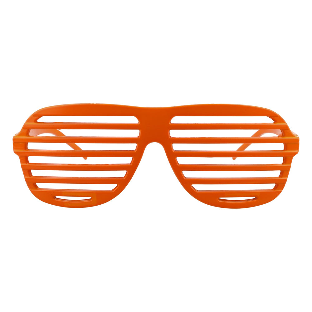 Partybrille Atzen Brille orange Shutter Shades Kult-Look Feiern