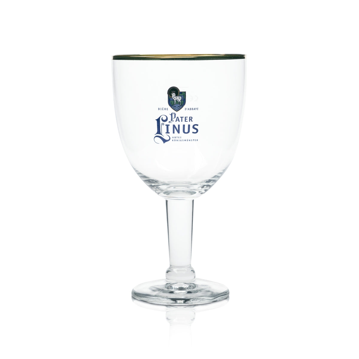 Pater Linus Bier Glas 0,5l Abbey Pokal Goldrand Ritzenhoff Ballon Gläser Abtei