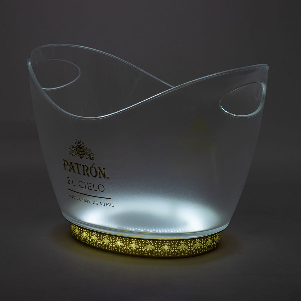 Patron Tequila LED Akku Kühler "EL Cielo Illuminated Ice Bucket" inkl. Netzteil