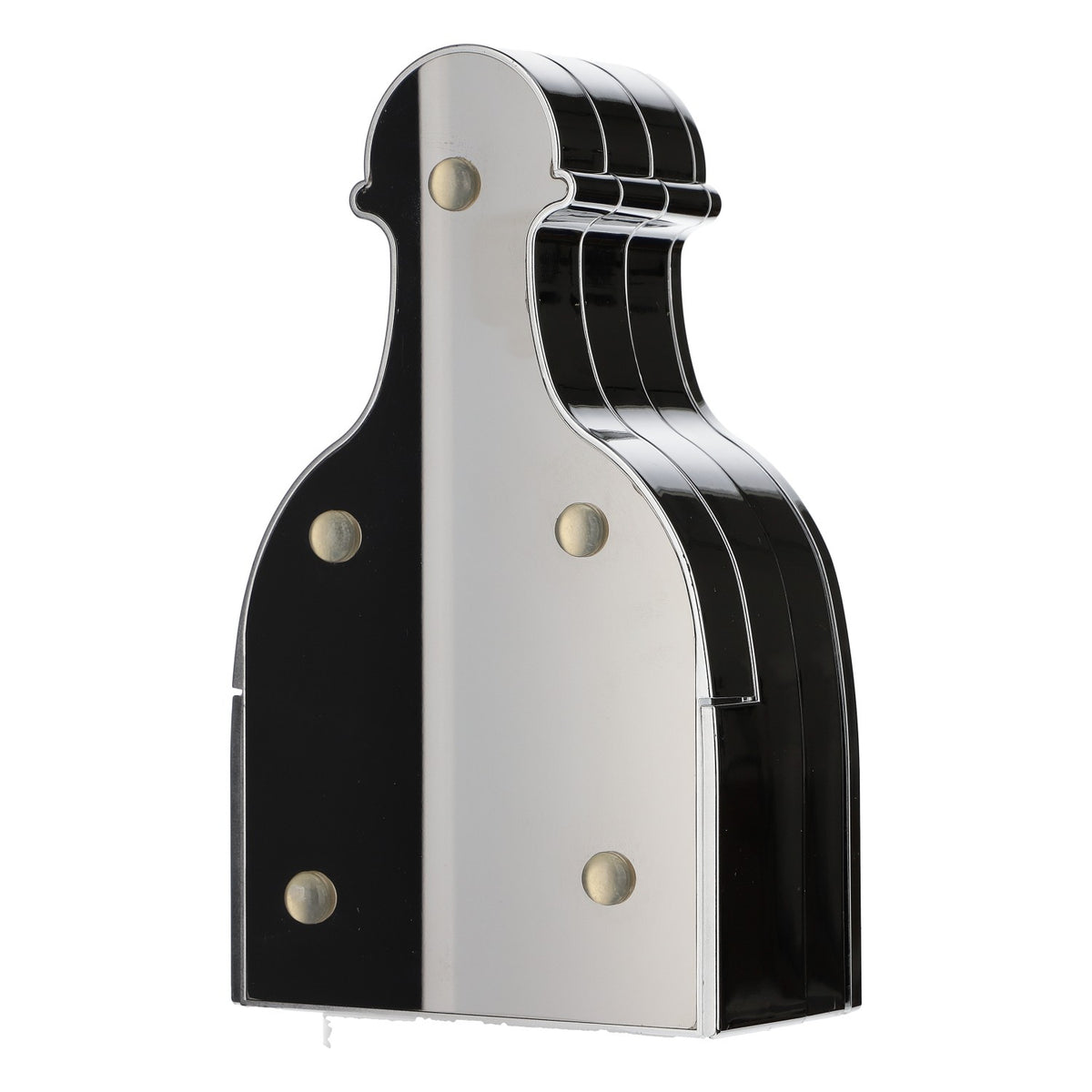Patron Tequila Serviertablett Flaschenform 3 ausziehbare Tabletts silber – Ansicht 4