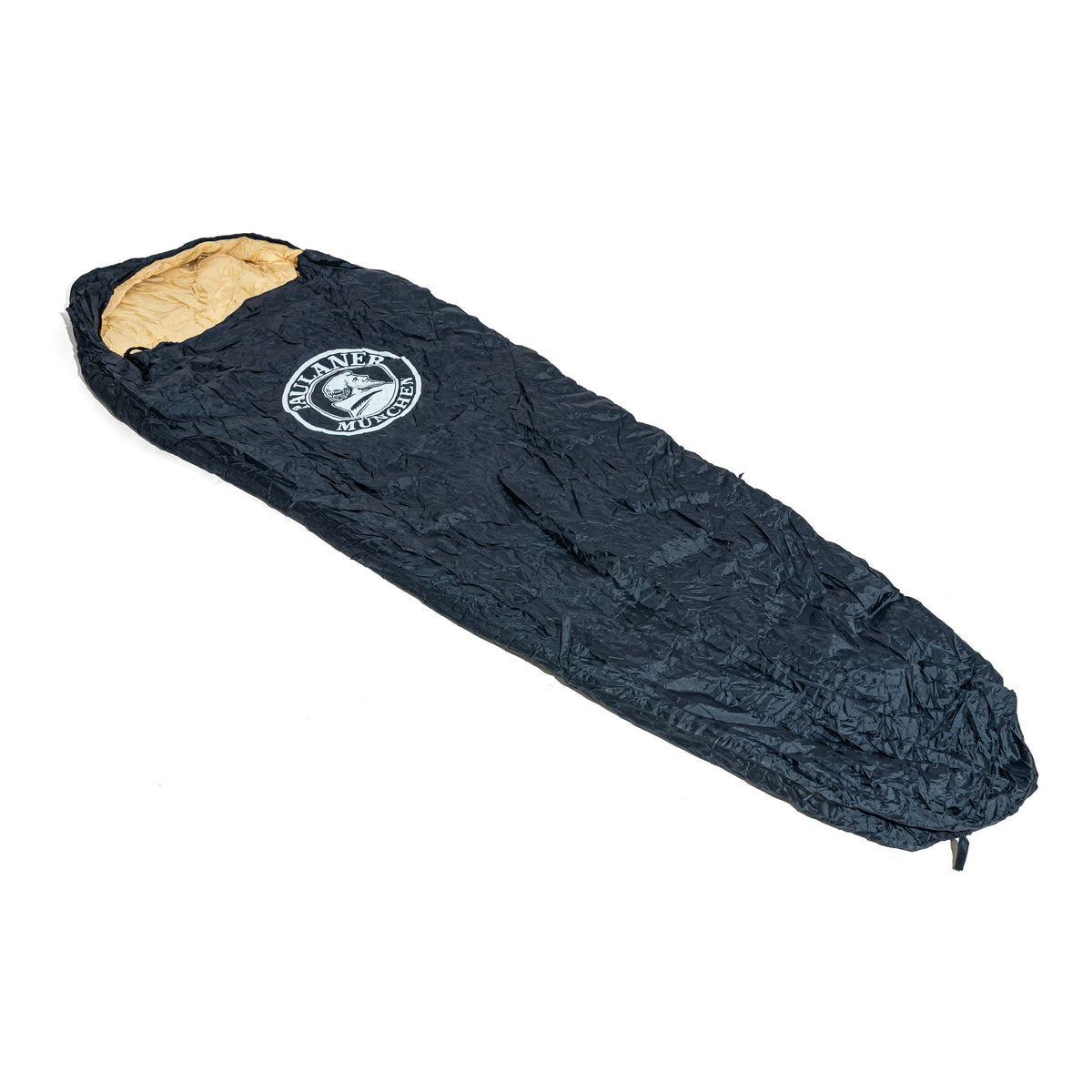 Paulaner Bier Abbey Camp Schlafsack Campingzubehör gefüttert Outdoor Schwarz