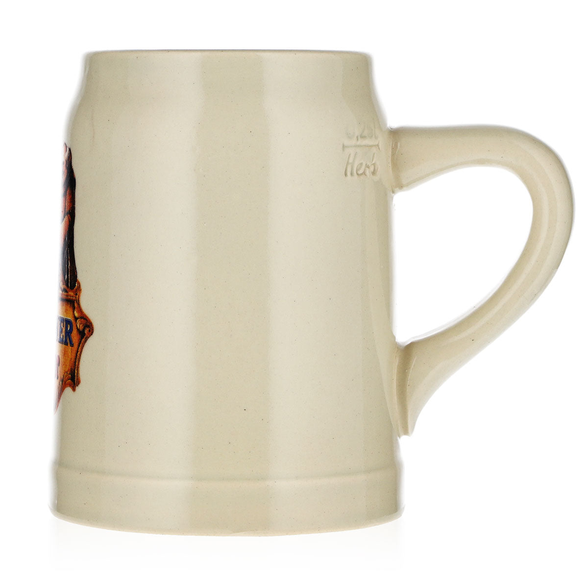 Paulaner Bier Glas 0,25l Tonkrug Salvator Ton Weissbier Mini Steingut Seidel – Ansicht 5