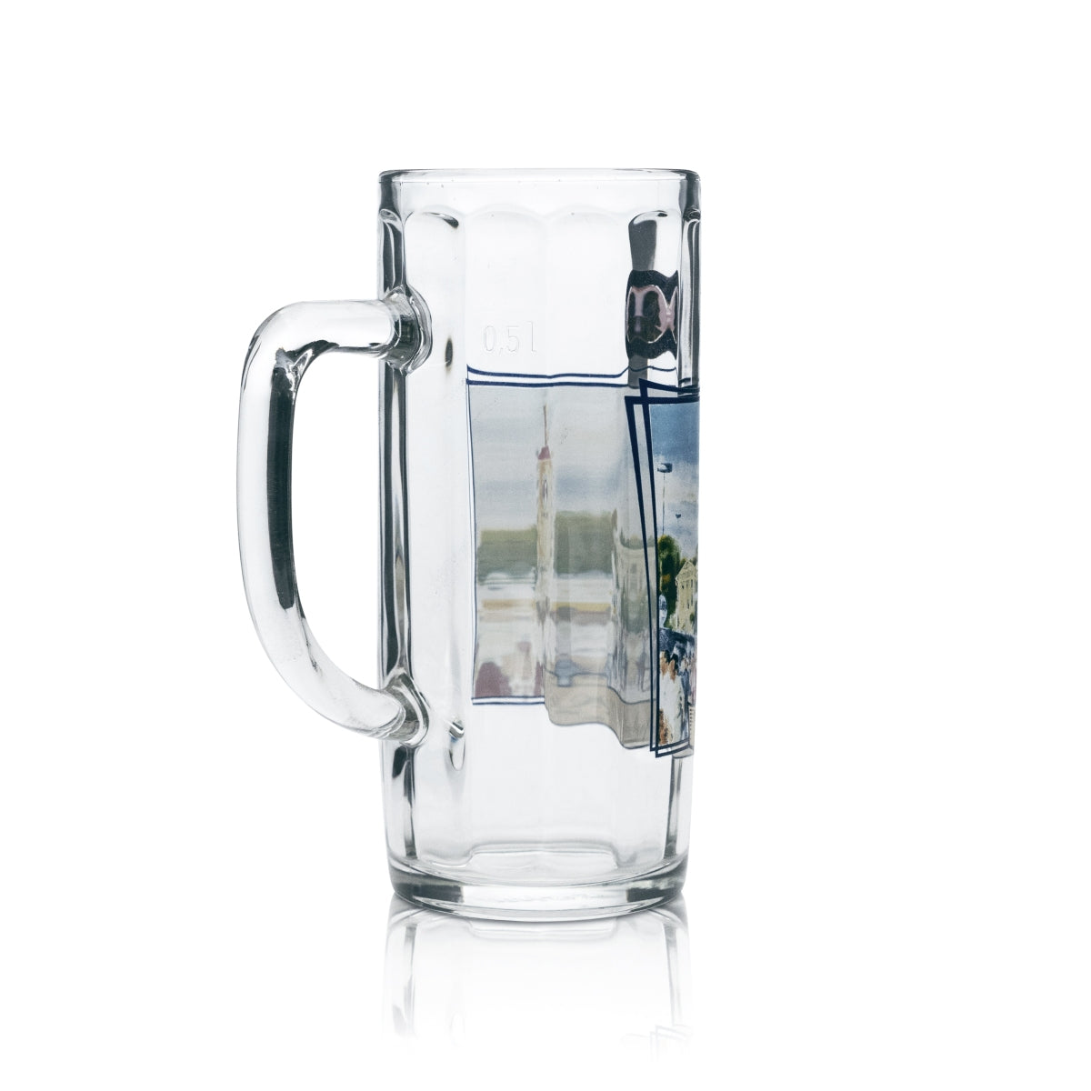 Paulaner Bier Glas 0,5l Krug Humpen Seidel Gläser Oktoberfest 2002 Gastro Münche – Ansicht 2