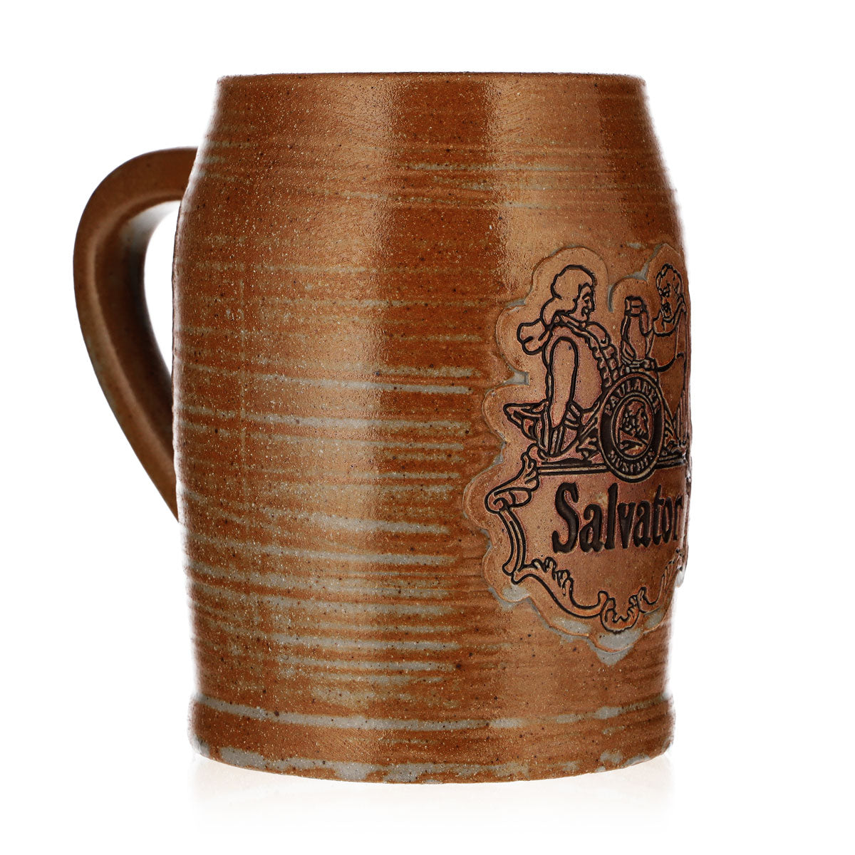 Paulaner Bier Glas 0,73l Tonkrug Salvator Ton – Ansicht 2