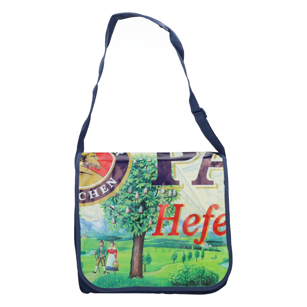 Paulaner Bier Tasche Umhängetasche Hefe Motiv blau neu Original Paulaner Fan