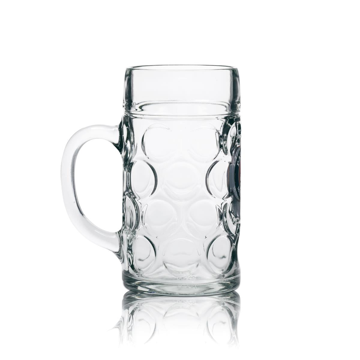 6x Paulaner Maßkrug Bierglas B-WARE - 1l Humpen Seidel Gläser Geeicht Gastro – Ansicht 3