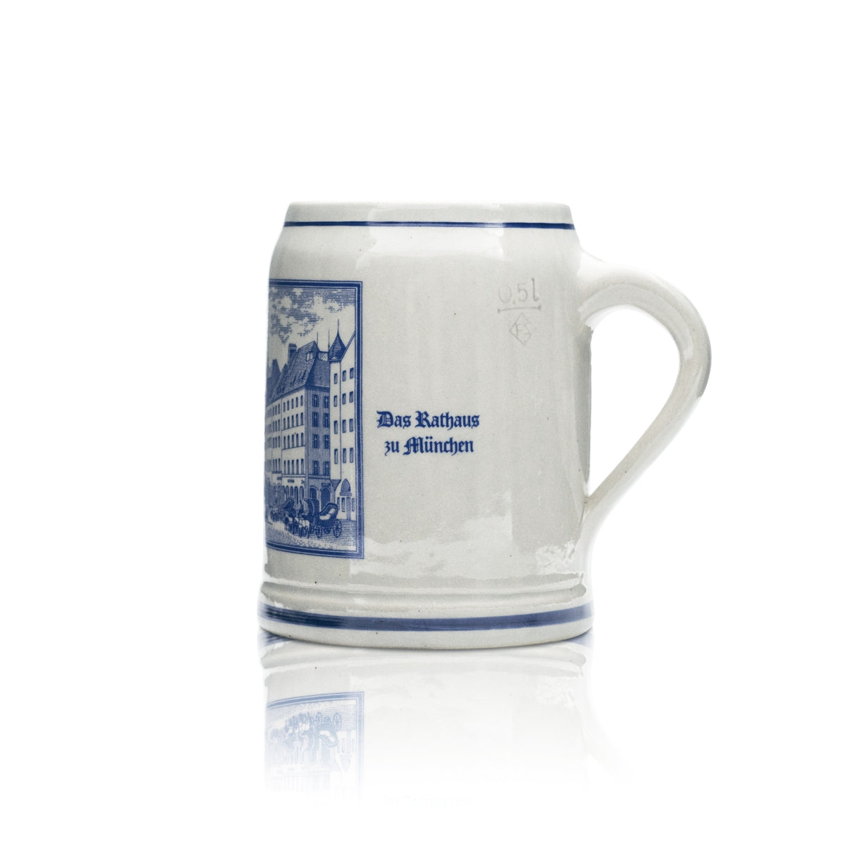 Paulaner Sammler Glas 0,5l Bier Ton Stein Krug Humpen Seidel Gläser Salvator – Ansicht 3