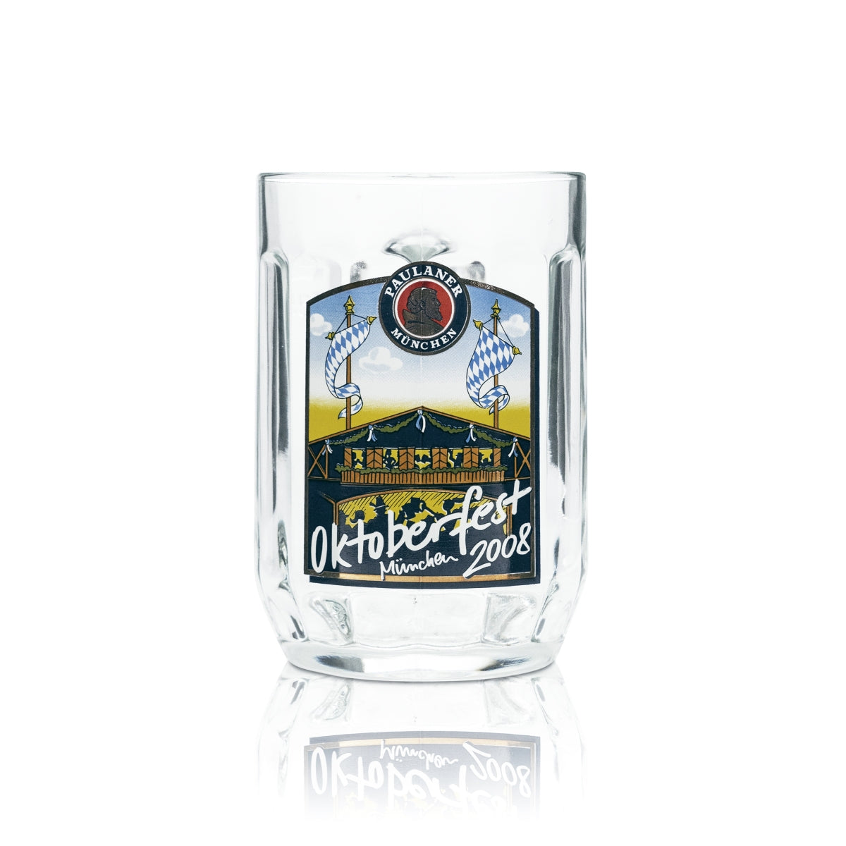 Paulaner Sammler Glas 0,5l Krug Humpen Seidel Gläser Oktoberfest 2008 Edition