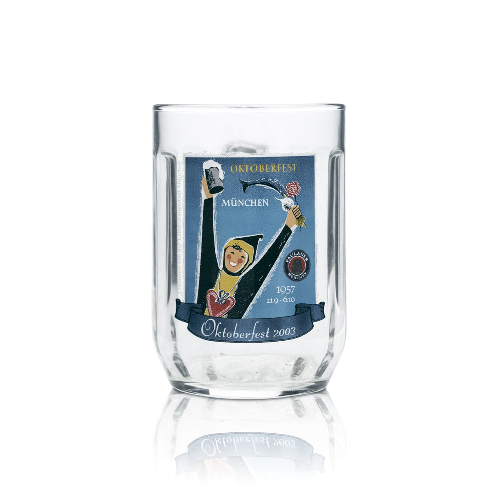 Paulaner Sammler Glas 0,5l Krug Humpen Seidel Oktoberfest 2003 Gläser Bayern Rar