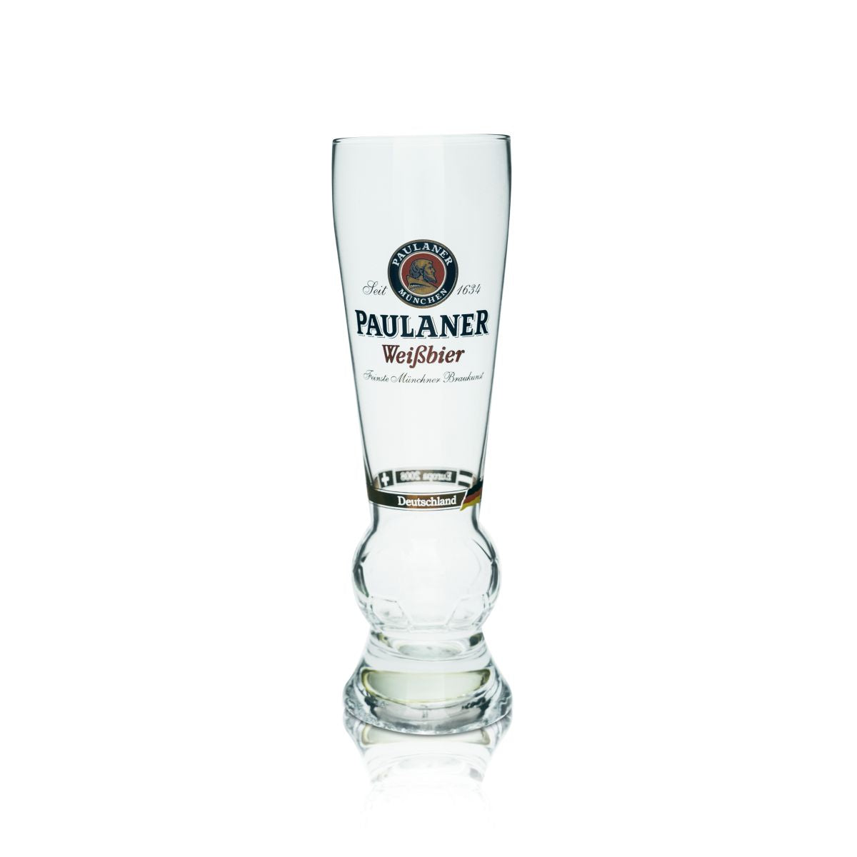 Paulaner Sammlerglas Bierglas 0,63l Weißbierglas Fußball Sonderedition LED