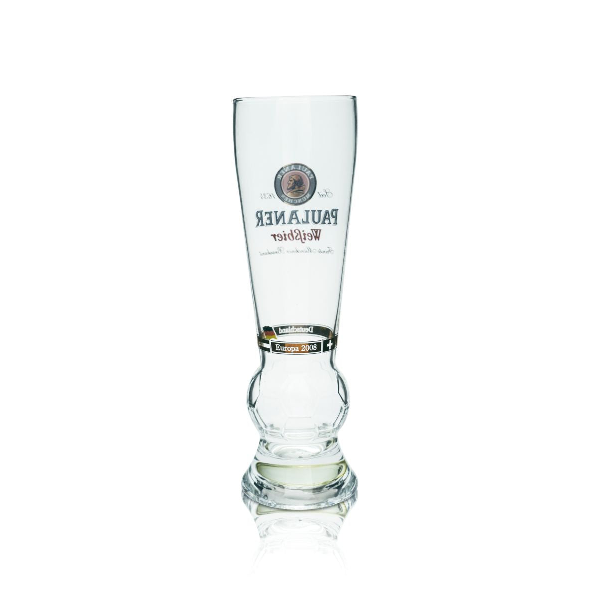 Paulaner Sammlerglas Bierglas 0,63l Weißbierglas Fußball Sonderedition LED – Ansicht 2